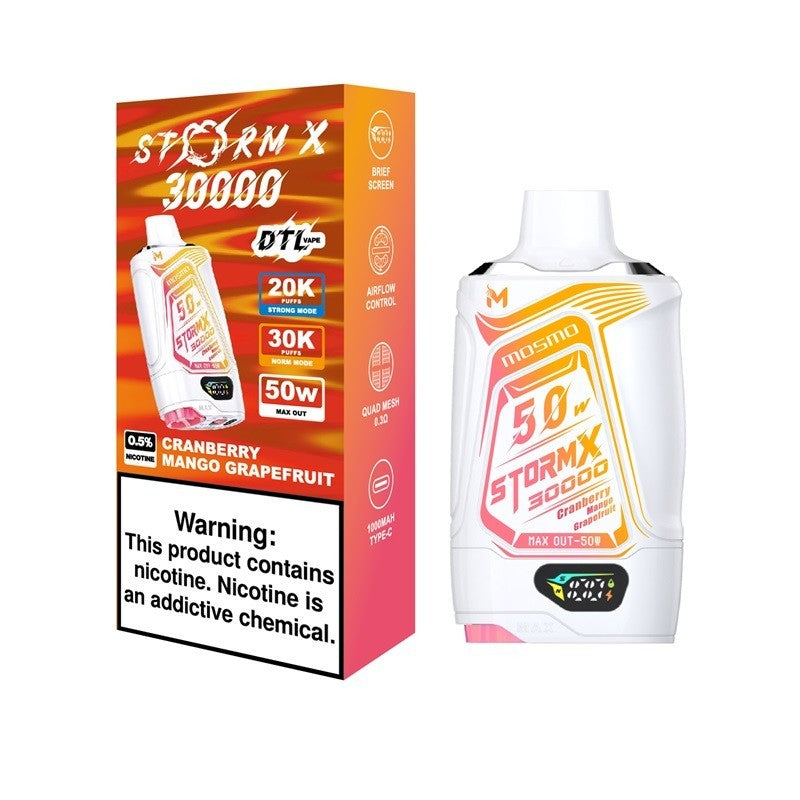 Mosmo Storm X 30000 Einweg-E-Zigarette (30 ml, 2 %)