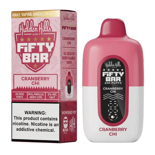 Cranberry Chi - Fifty Bar 20K Disposable Vape