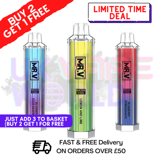Crystal 4500 Puff Ultra von Mr V – 2 kaufen, 1 gratis