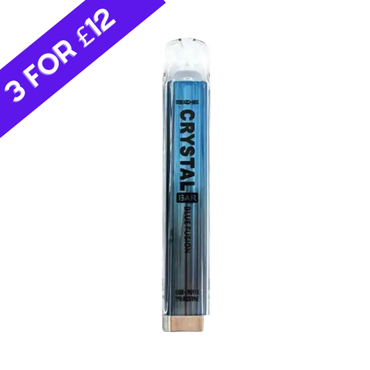 Blue Fusion von Crystal Bar, 600 Züge, Einweg-E-Zigarette