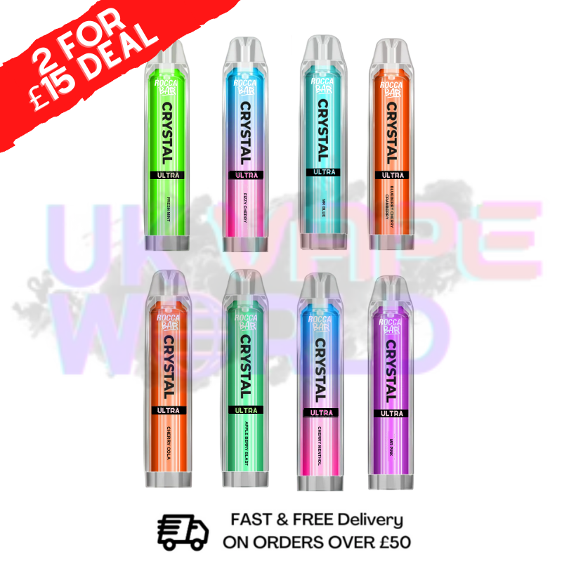 Crystal Supermax 4500 Puff Bar Einweg | 2 Stück für 13 £