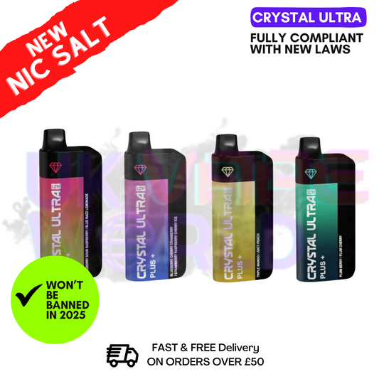 Crystal Ultra 12K Puff Plus Einweg-Vape-Kit