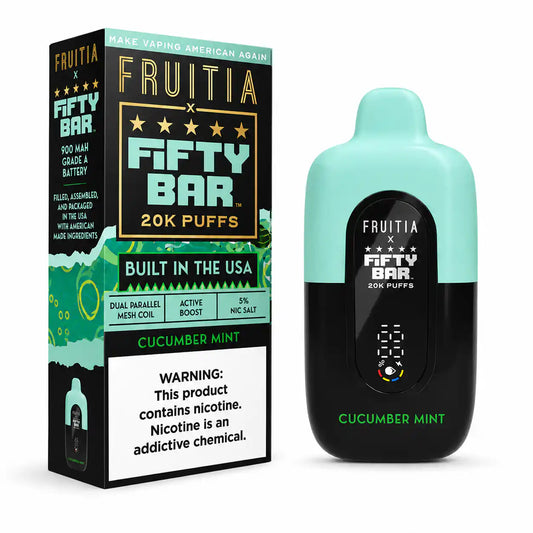Cucumber Mint - Fifty Bar 20K Disposable Vape