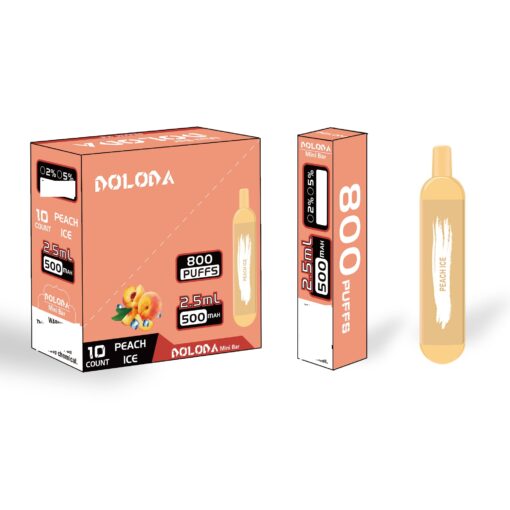 DOLODA Mini Bar 800 Puffs Rechargeable Disposable E-cigarettes Vape Wholesale