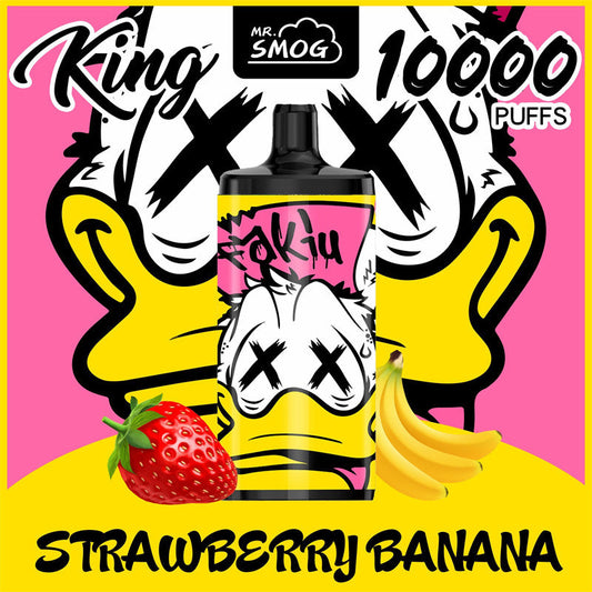 Original Vapsolo King Einweg-E-Zigarette für 10.000 Züge, 2 %/5 % Liquid, 20 ml Nachfüllpackung, für 10.000 Züge 