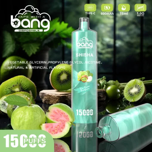 Bang 15000 Puffs Vape 15K Disposable Vape Pen E Cigarette Prefilled 25ml 600mAh Disposable Vape 12 Flavors