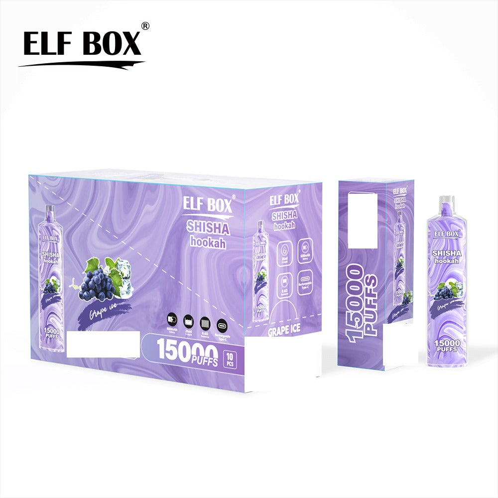 ELF BOX LS15000 Puff Shisha Hookah Rechargeable Disposable Vape Wholesale