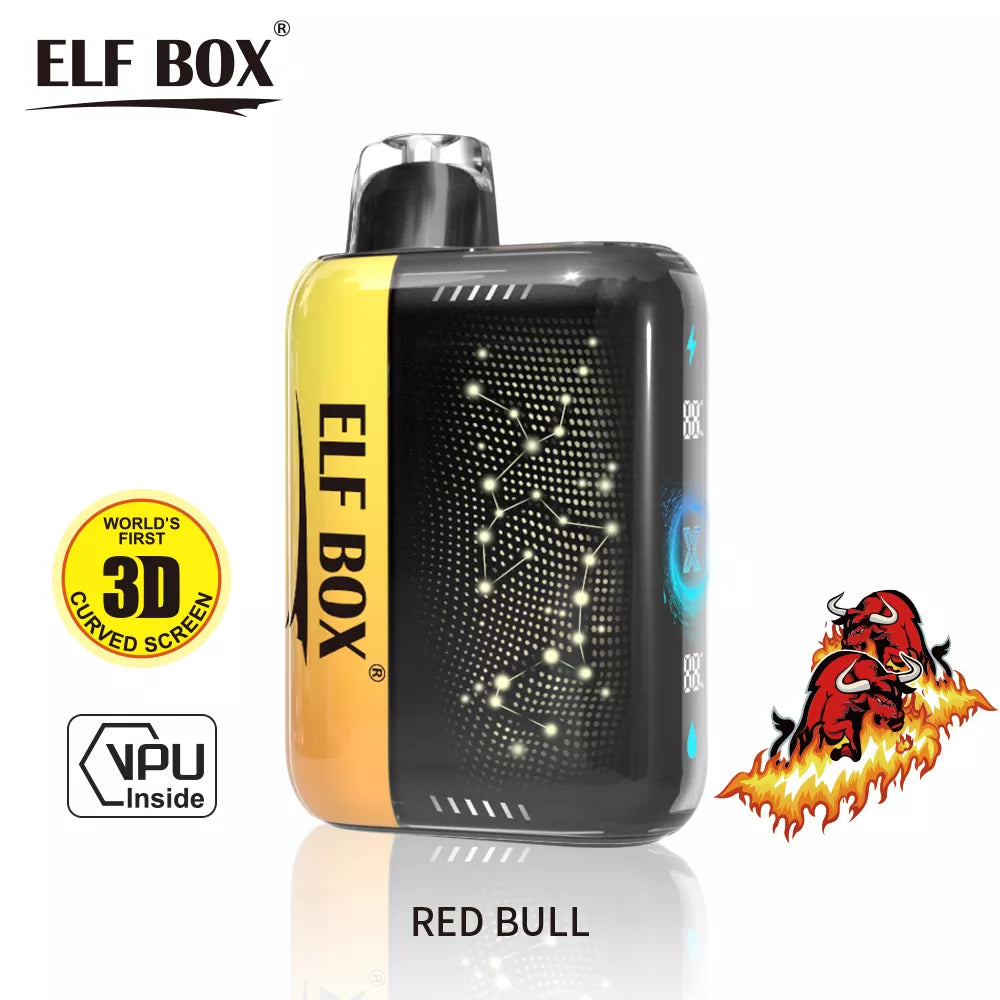 ELF BOX PULSE X 25000 Puffs Bulk Buy D Curved LED Screen Rechargeable Disposable Vapes Wholesale