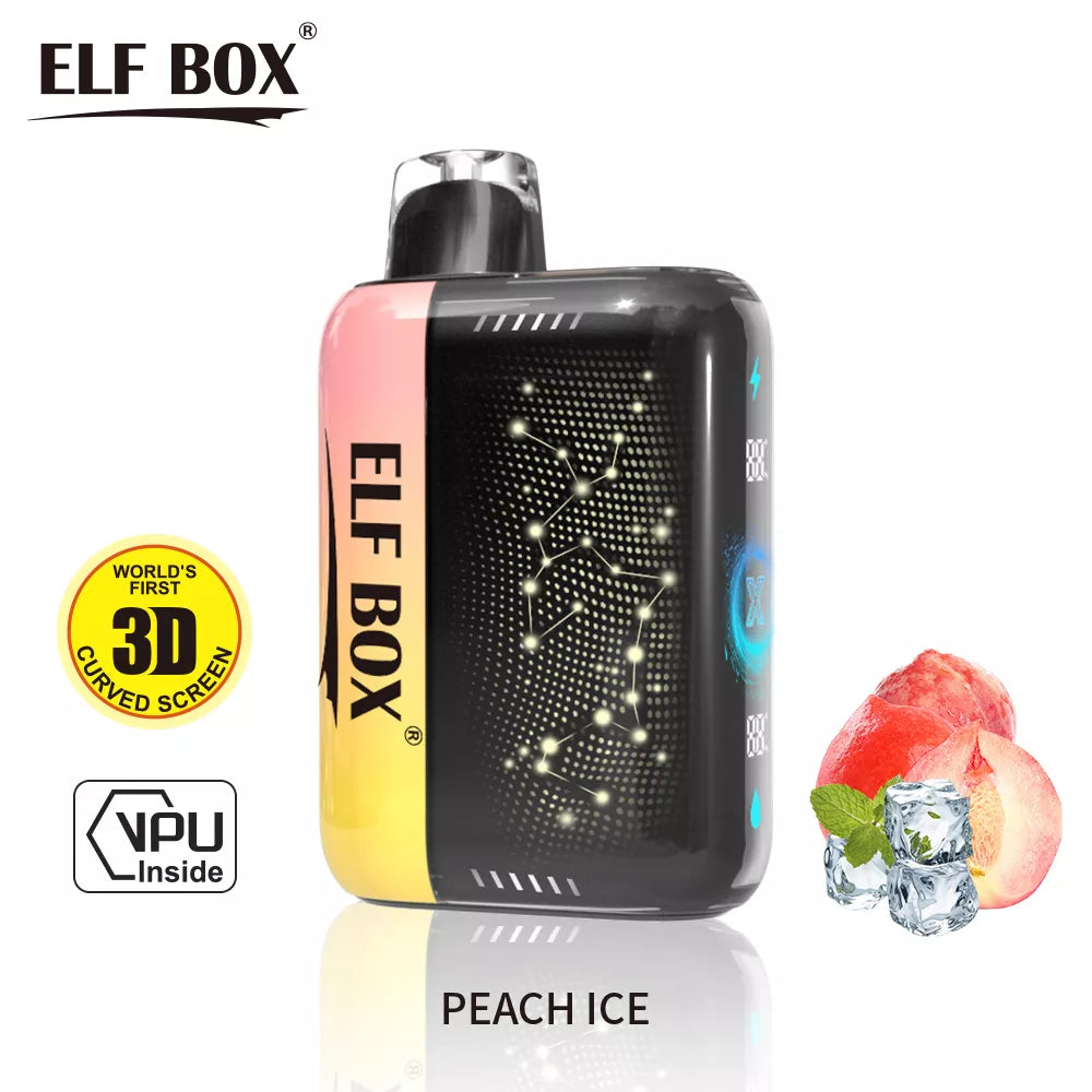 ELF BOX PULSE X 25000 Puffs Bulk Buy D Curved LED Screen Rechargeable Disposable Vapes Wholesale