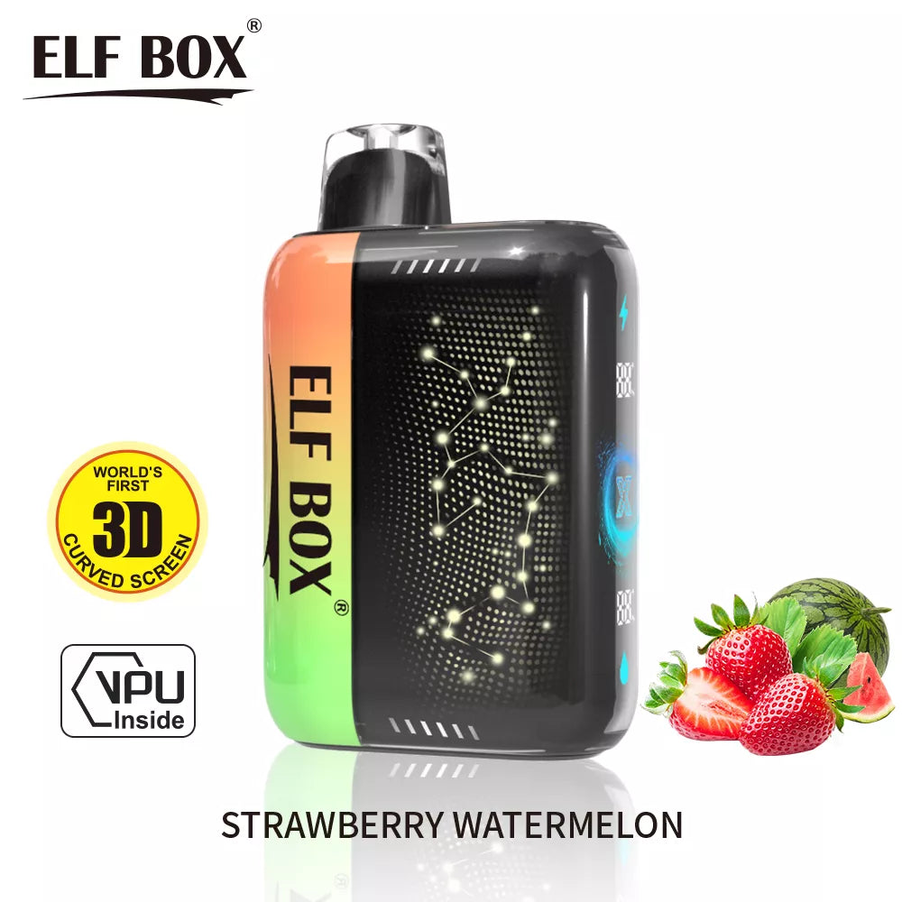 ELF BOX PULSE X 25000 Puffs Bulk Buy D Curved LED Screen Rechargeable Disposable Vapes Wholesale