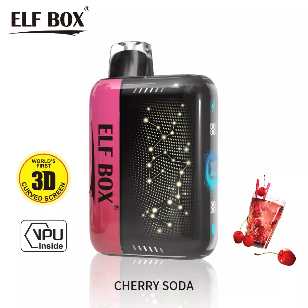 ELF BOX PULSE X 25000 Puffs Bulk Buy D Curved LED Screen Rechargeable Disposable Vapes Wholesale