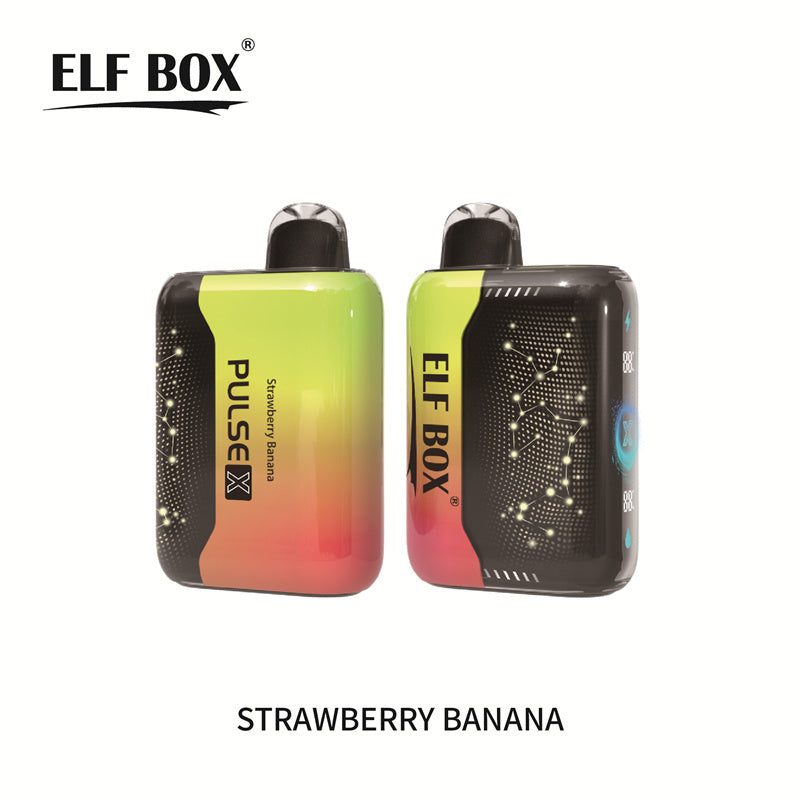 ELF BOX Pulse X 15000 25000 Puffs Disposable E Cigarettes Double Mode Dual Mesh Coil LED Display 0% 2% 3% 5% 18ml Prefilled Pod 650mah Rechargeable Battery Puff 15k 25k Pen