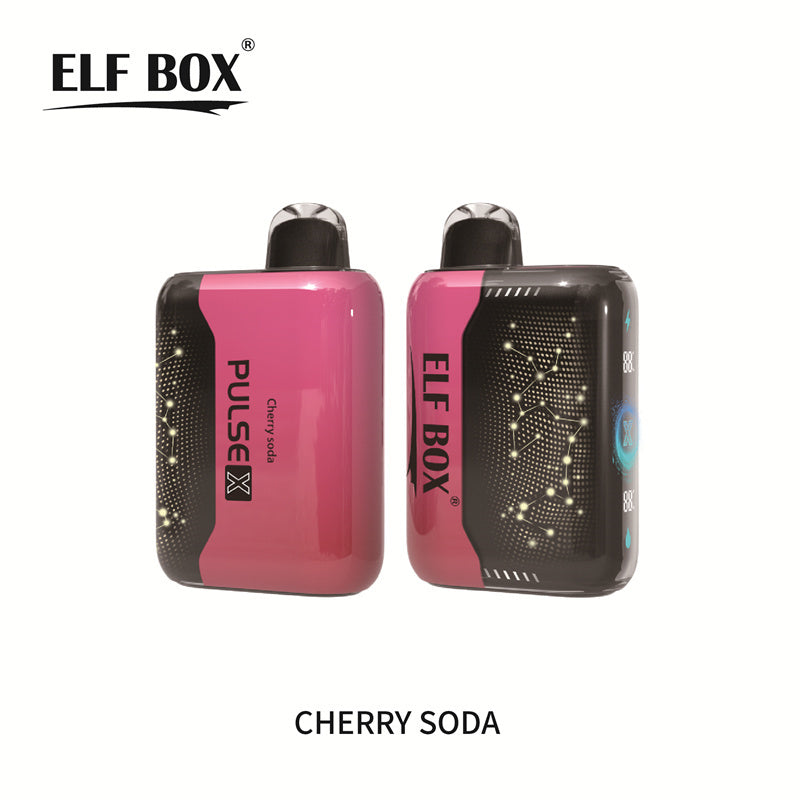 Elf Box 25000 Puffs 25k Puff Digital Screen Disposable Vapes Dual Mesh Coil Electronic Cigarette Vape