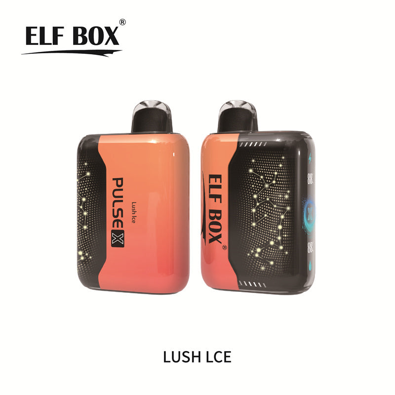Elf Box 25000 Puffs 25k Puff Digital Screen Disposable Vapes Dual Mesh Coil Electronic Cigarette Vape