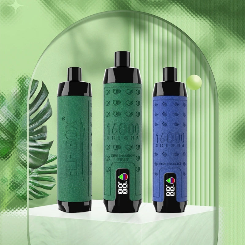 25000 Puffs Disposable Vape - ELF BOX Pulse X. LED Display. Dual Mesh