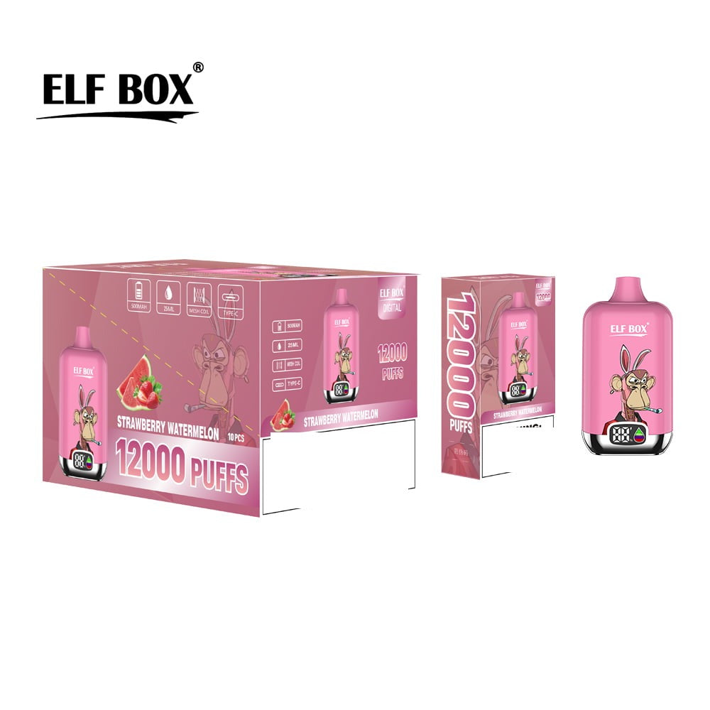 ELF BOX DIGITAL 12000 Puffs LED Display Disposable Vape Wholesale