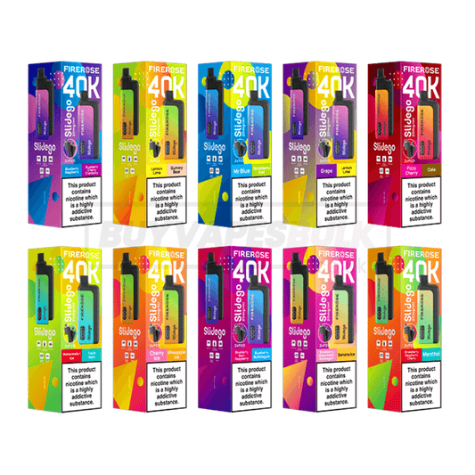 Elux Firerose Slidego 40K Prefilled Pod Vape Kit - Box of 5