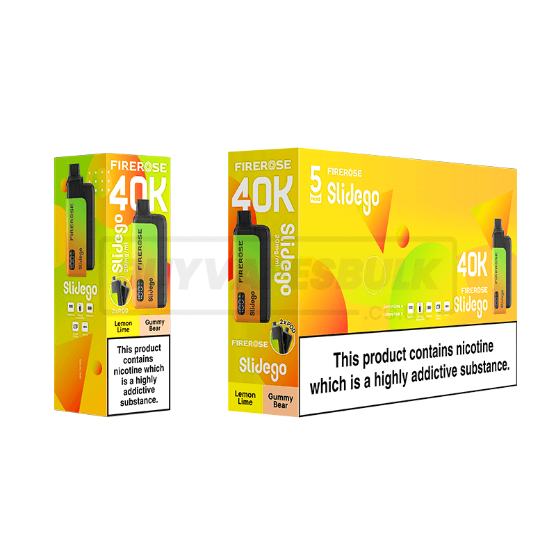 Elux Firerose Slidego 40K Prefilled Pod Vape Kit - Box of 5