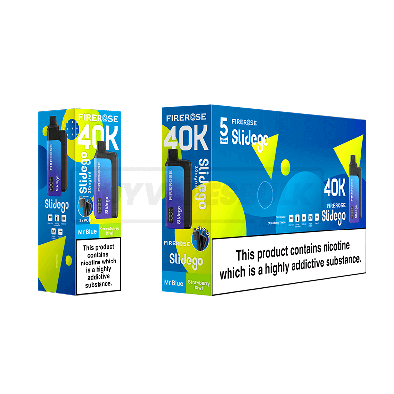 Elux Firerose Slidego 40K Prefilled Pod Vape Kit - Box of 5