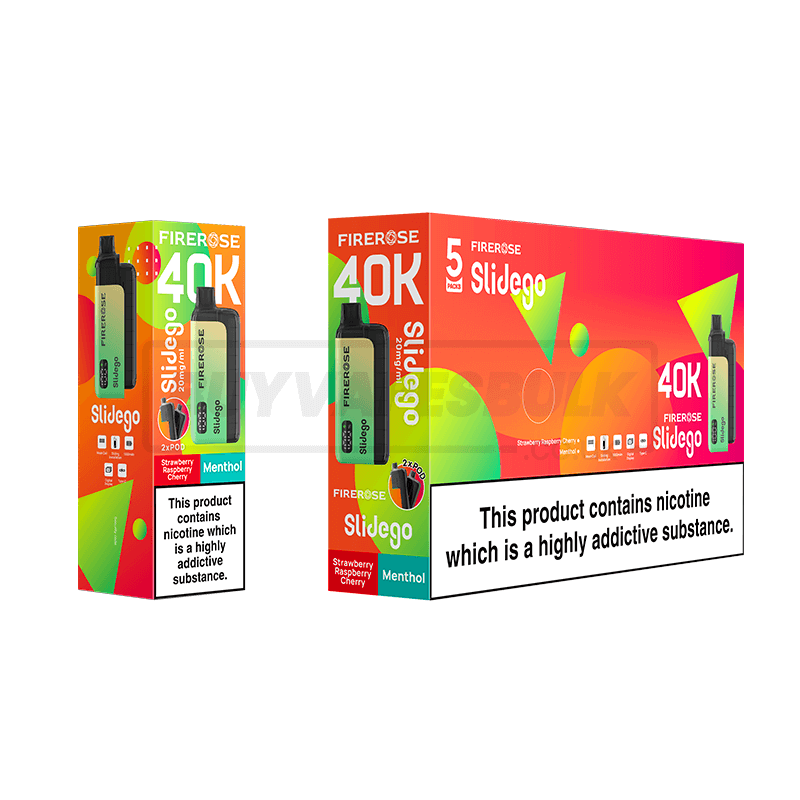 Elux Firerose Slidego 40K Prefilled Pod Vape Kit - Box of 5