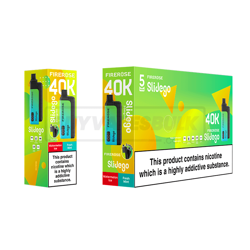 Elux Firerose Slidego 40K Prefilled Pod Vape Kit - Box of 5
