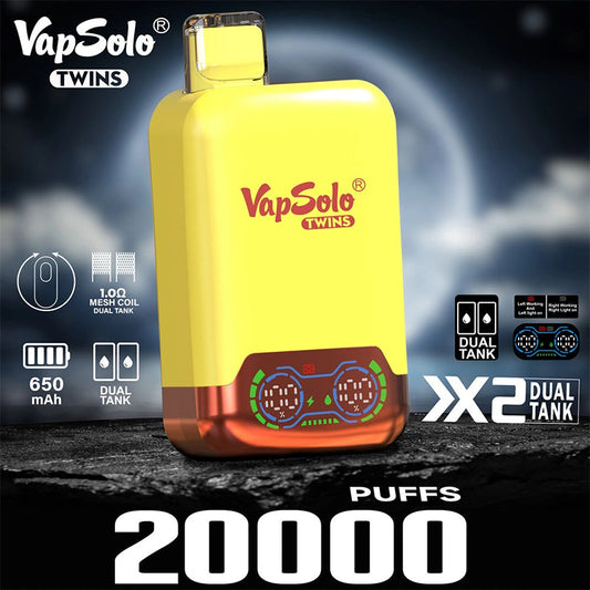 Vapsolo Twins 20000 Züge Einweg-E-Zigarette Großhandel 