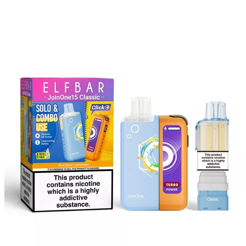 Elf Bar JoinOne15 Classic Prefilled & Reusable Pod Kit