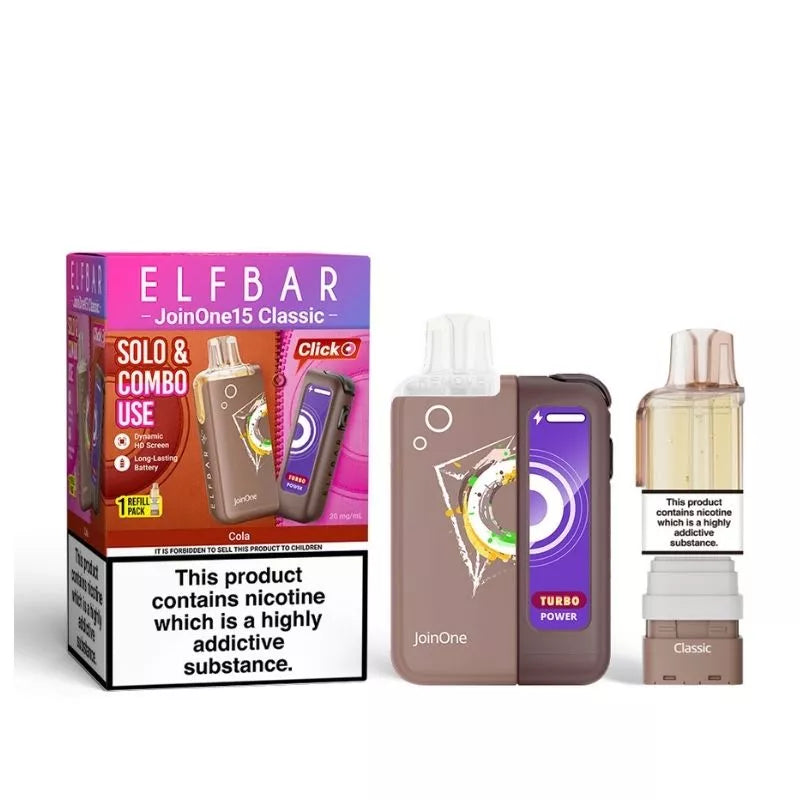 Elf Bar JoinOne15 Classic Prefilled & Reusable Pod Kit