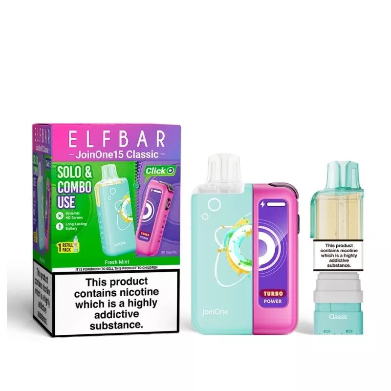 Elf Bar JoinOne15 Classic Prefilled & Reusable Pod Kit