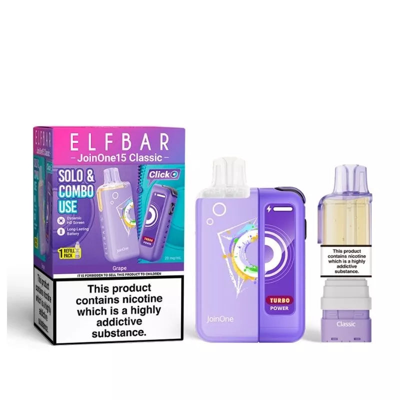 Elf Bar JoinOne15 Classic Prefilled & Reusable Pod Kit