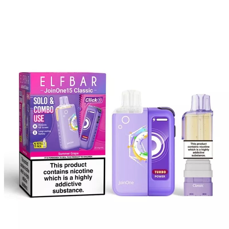 Elf Bar JoinOne15 Classic Prefilled & Reusable Pod Kit