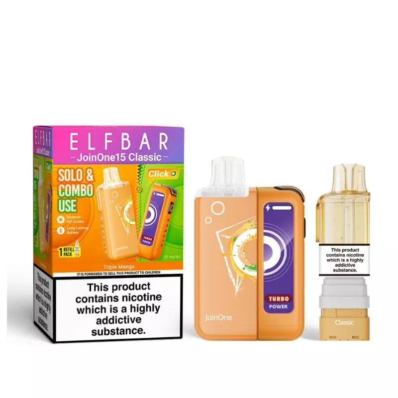 Elf Bar JoinOne15 Classic Prefilled & Reusable Pod Kit