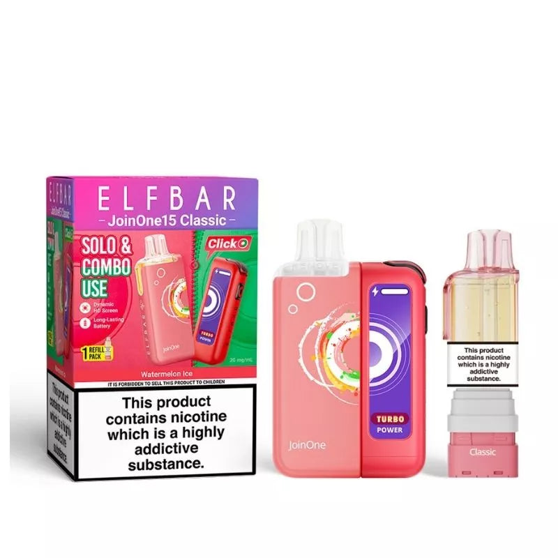 Elf Bar JoinOne15 Classic Prefilled & Reusable Pod Kit