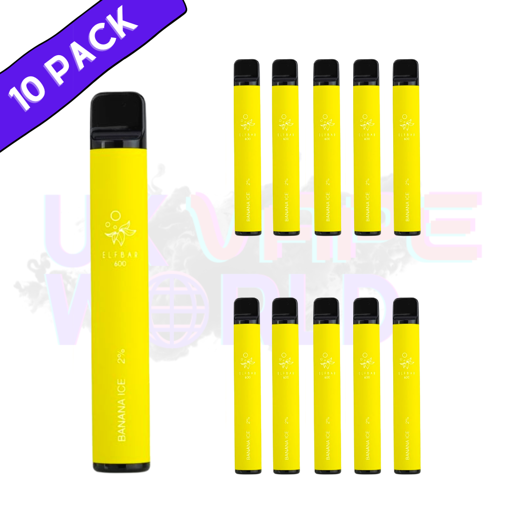 Elf Bar 600puff Banana Ice Box of 10