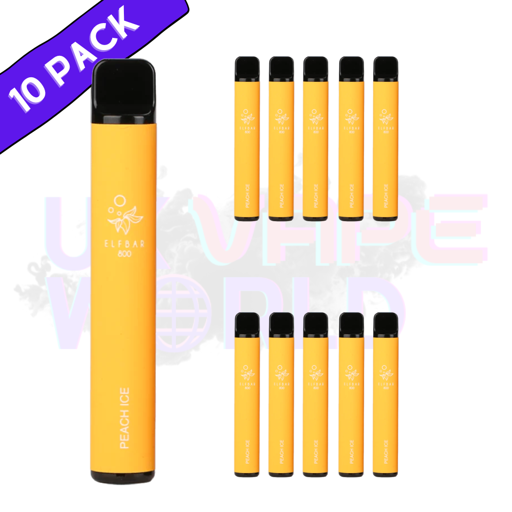 Elf Bar 600puff - Pfirsicheisgeschmack, 10er-Packung