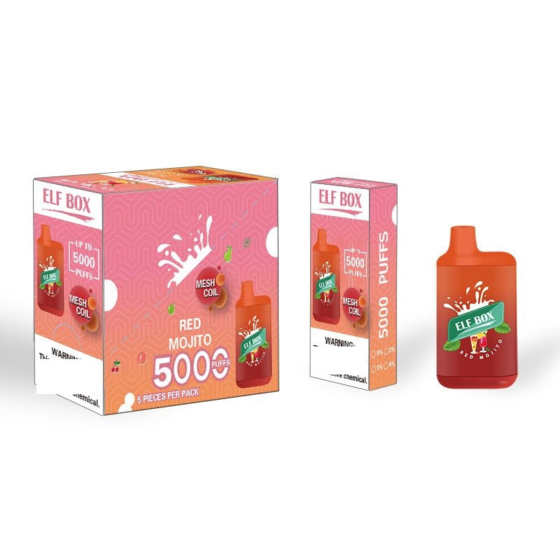 ELF BOX 5000 Puffs Disposable Vape E Cigarette Wholesale