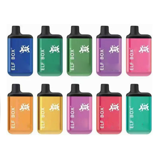 ELF BOX 5500 Disposable Vape 5500 Puffs Authentic E Cigarette Pen Wholesale