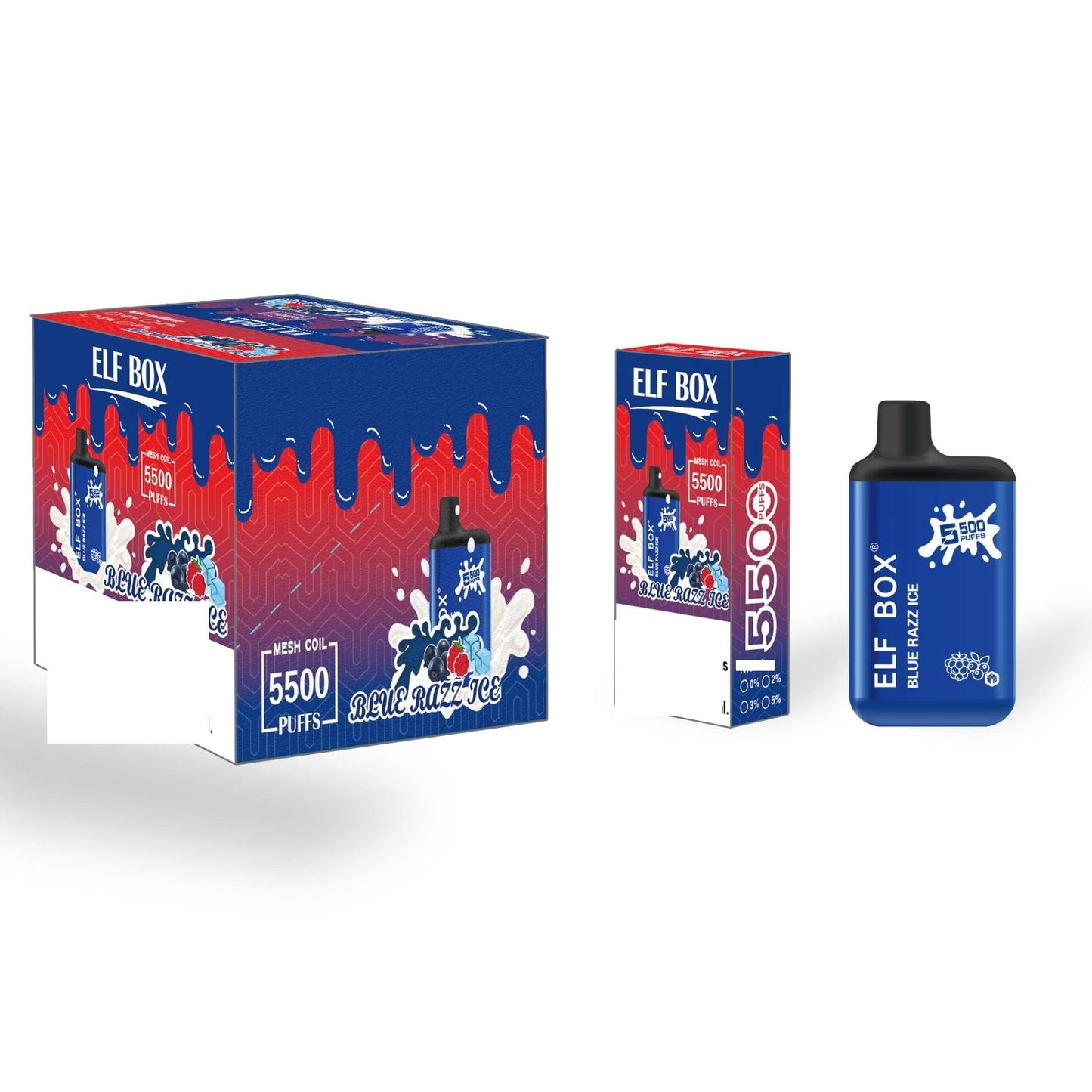 ELF BOX 5500 Disposable Vape 5500 Puffs Authentic E Cigarette Pen Wholesale