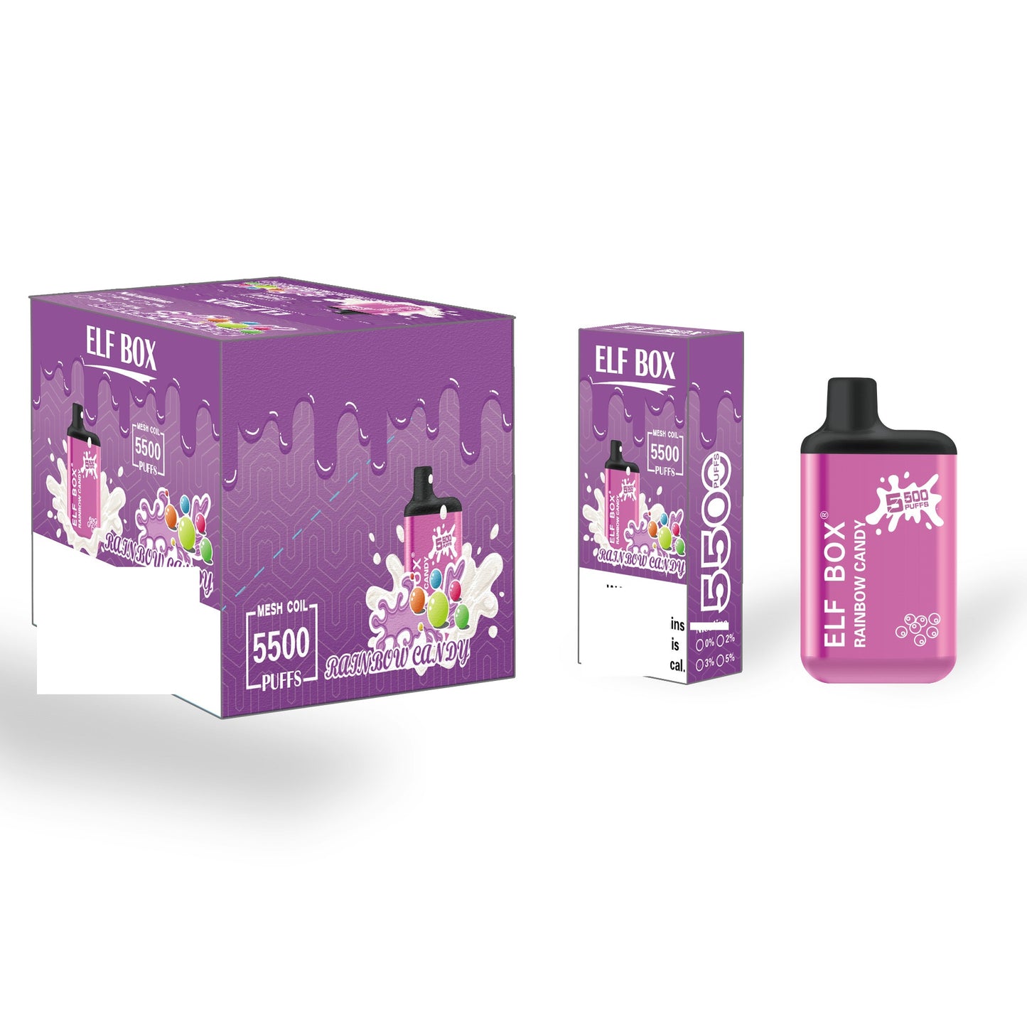 ELF BOX 5500 Disposable Vape 5500 Puffs Authentic E Cigarette Pen Wholesale