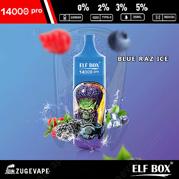 ELF Box Rgb 14000 Puffs Pro Wholesale Vape 25ml  600mah 11 Flavors