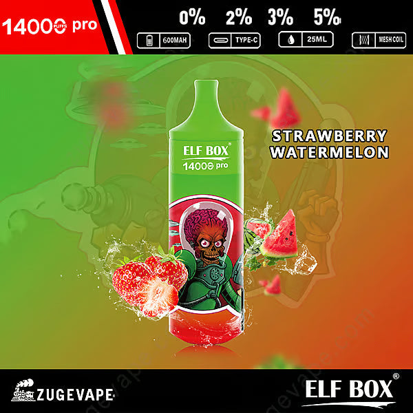 ELF Box Rgb 14000 Puffs Pro Wholesale Vape 25ml  600mah 11 Flavors