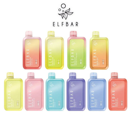 ELF BAR RAYA D1 10000 Puffs Disposable Vape 18ml 650mAh 19 Flavors