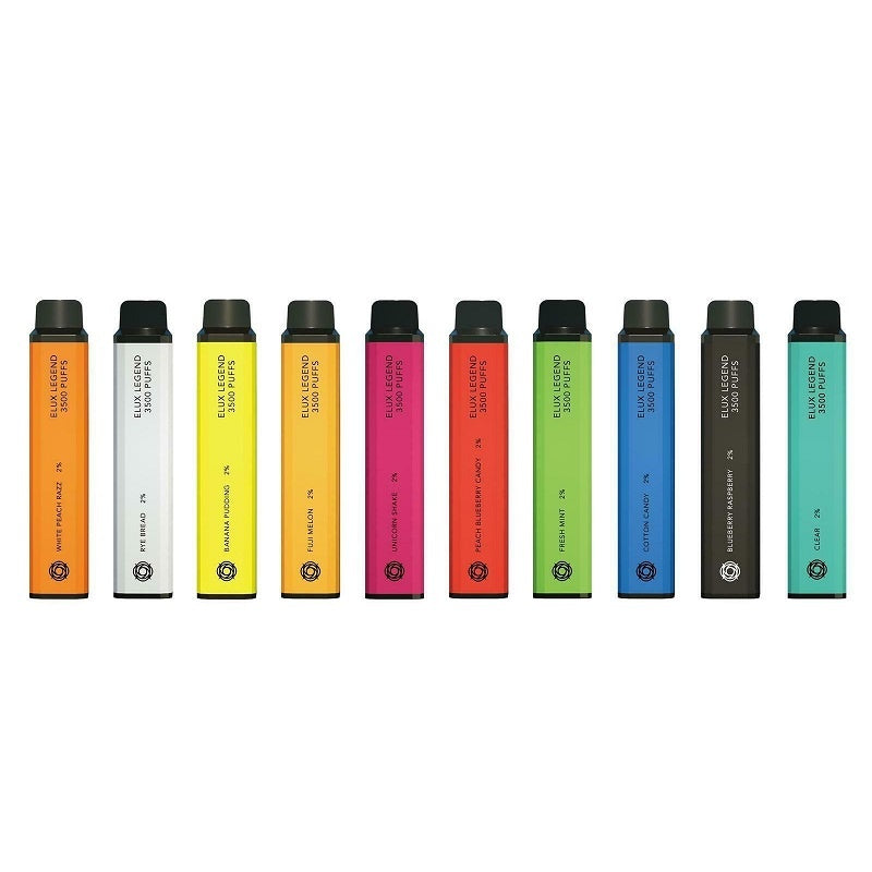 10er-Packung Elux Legend 3500 Puff Einweg-Vape (2 ml, 20 mg Nikotin) – Neue Versionen, nicht wiederaufladbar