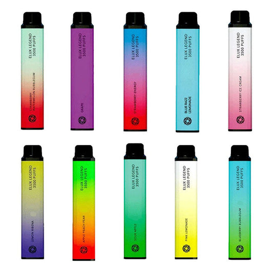 Elux Legend 3500 Einweg-E-Zigarette – 10er-Packung (2 % Nikotin) | 3500 Züge, 1500 mAh
