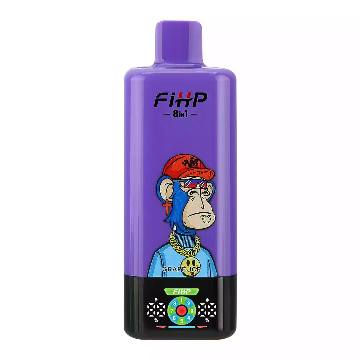 FIHP 200K 8 In 1 Taste 200000 Puffs Disposable Vapes Wholesale Bulk Buy Mesh Coil LED Display