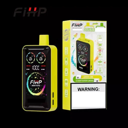 FIHP 36000 36K Puffs Double Tastes Disposable Vape Dual Mesh Coil Full LED Display Wholesale