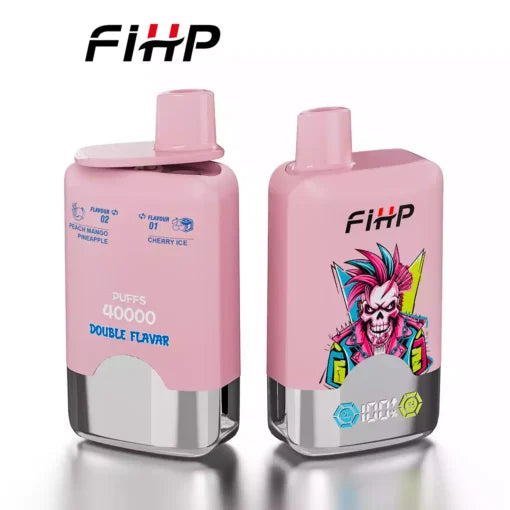 FIHP 40000 Puffs Double Tastes Bulk Buy Rechargeable Disposable Vapes Wholesale
