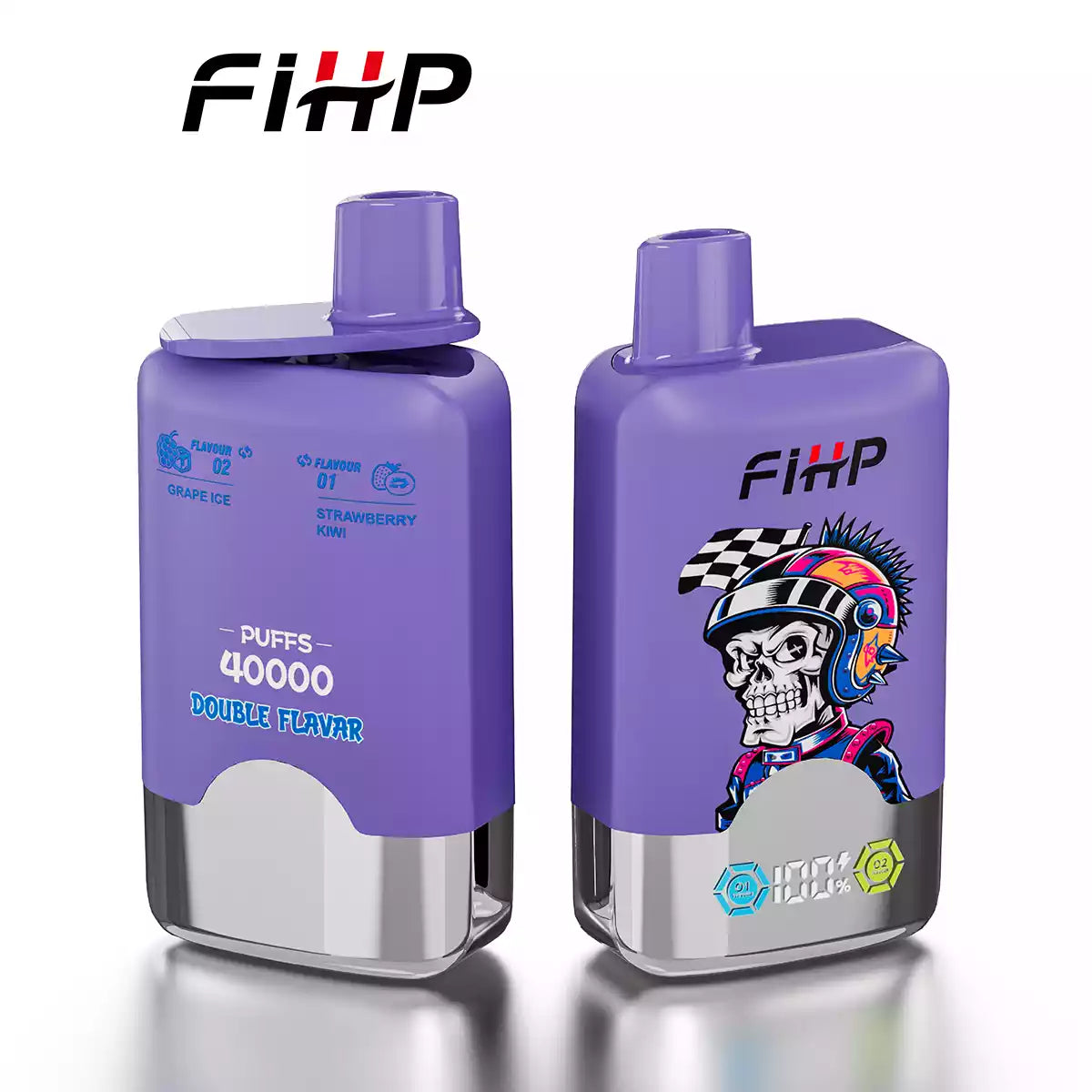 FIHP 40000 Puffs Double Tastes Bulk Buy Rechargeable Disposable Vapes Wholesale