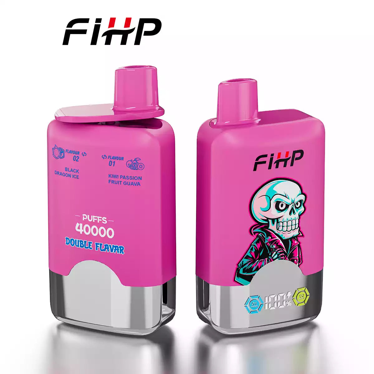FIHP 40000 Puffs Double Tastes Bulk Buy Rechargeable Disposable Vapes Wholesale