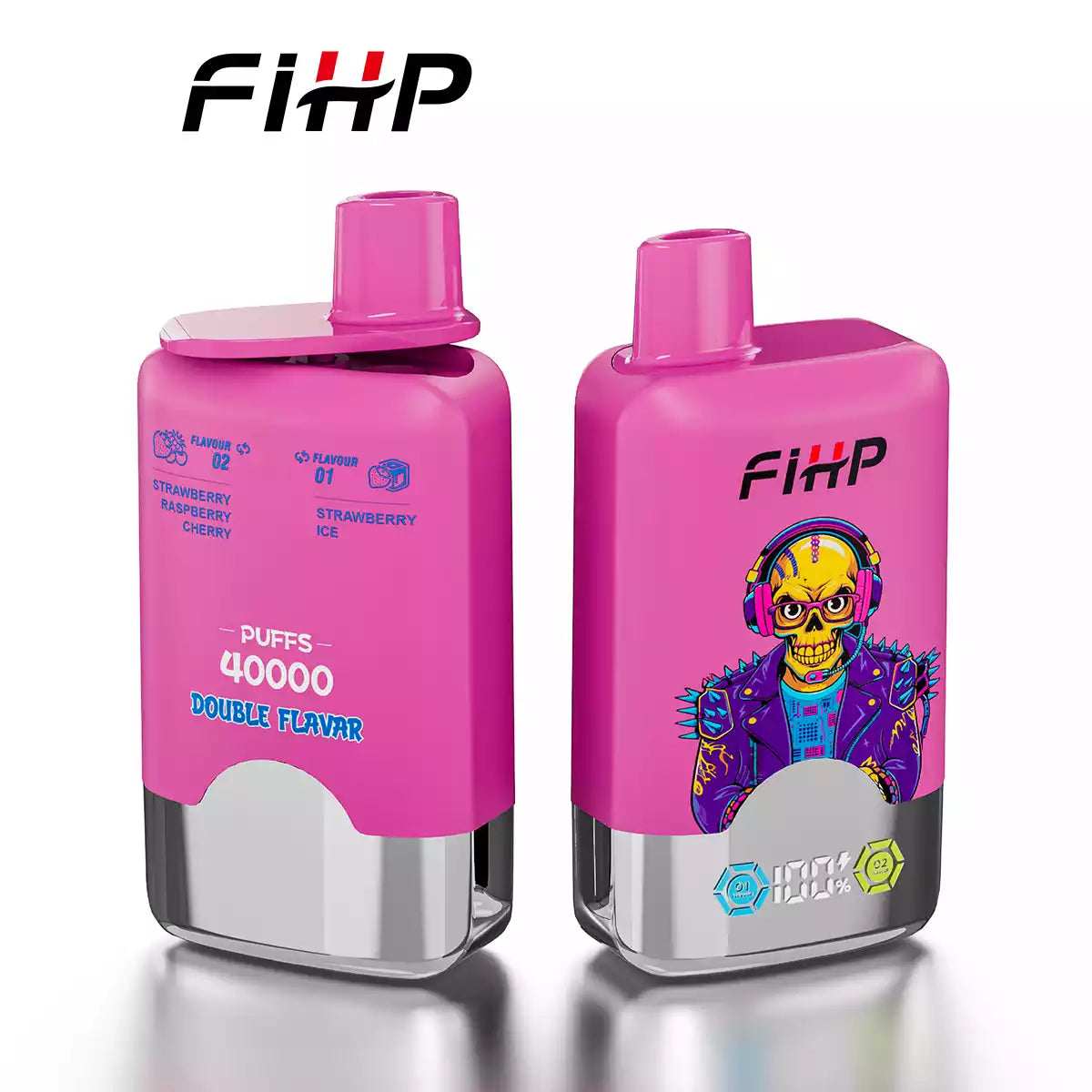 FIHP 40000 Puffs Double Tastes Bulk Buy Rechargeable Disposable Vapes Wholesale